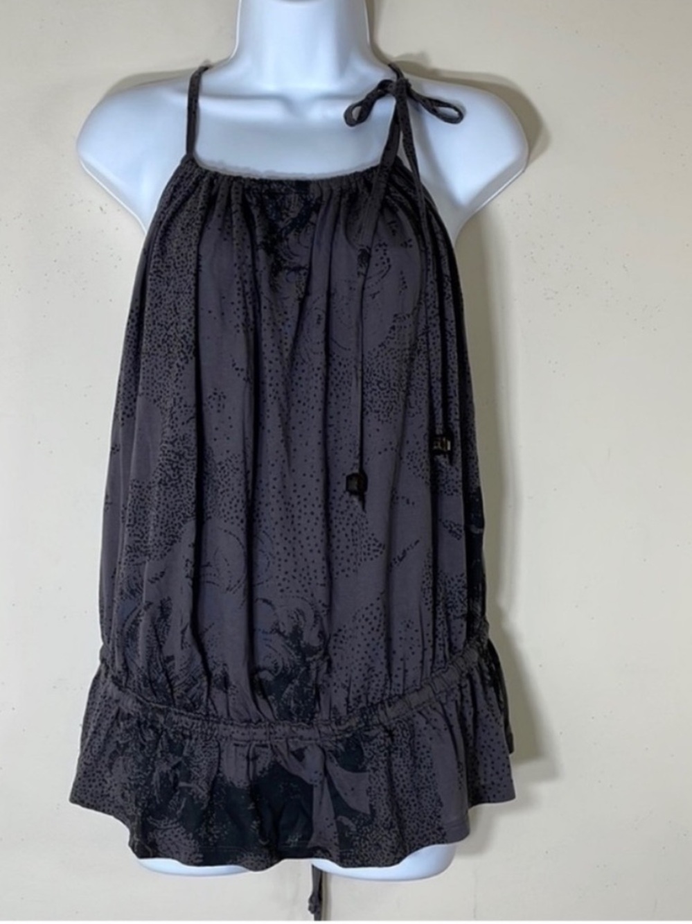 Ted Baker Elegant Print Tie-Waist Tencel Top. US 6 (Ted 2). NWT. $115!